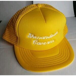 Shenandoah Caverns Virginia Snapback Hat Adjustable Cap Foam Trucker Hat 80s 90s